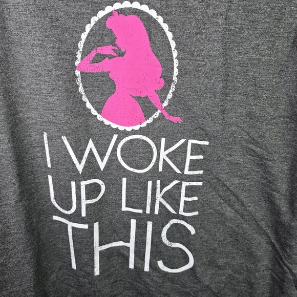 Disney Parks Sweatshirt Womens L Sleeping Beauty I Woke Up Like This - Picture 6 of 8